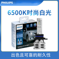 飞利浦（PHILIPS）星耀光第二代 汽车LED大灯HIR2 9012 LED车灯 无损安装远光灯近光灯 6500K