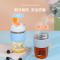 ZIPPO静雅系列双倍快乐玻璃杯(皮套背带款)460ml