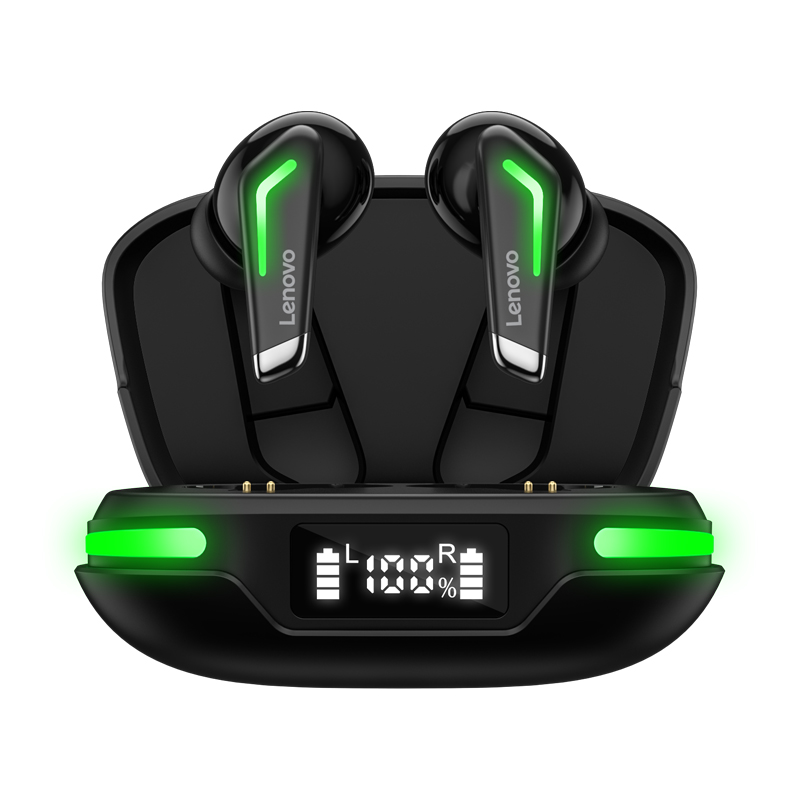 Lenovo/联想 GM3蓝牙耳机 电竞游戏/影音音乐模式分离 智能触控1键切换 吃鸡神器无感延迟听声辨位适用于苹果安卓