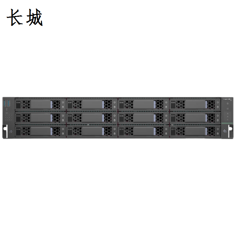 长城 擎天RF5260 3.5寸/RF5系列*6/512GB/SATA/麒麟V10/服务器国防试用版高清大图