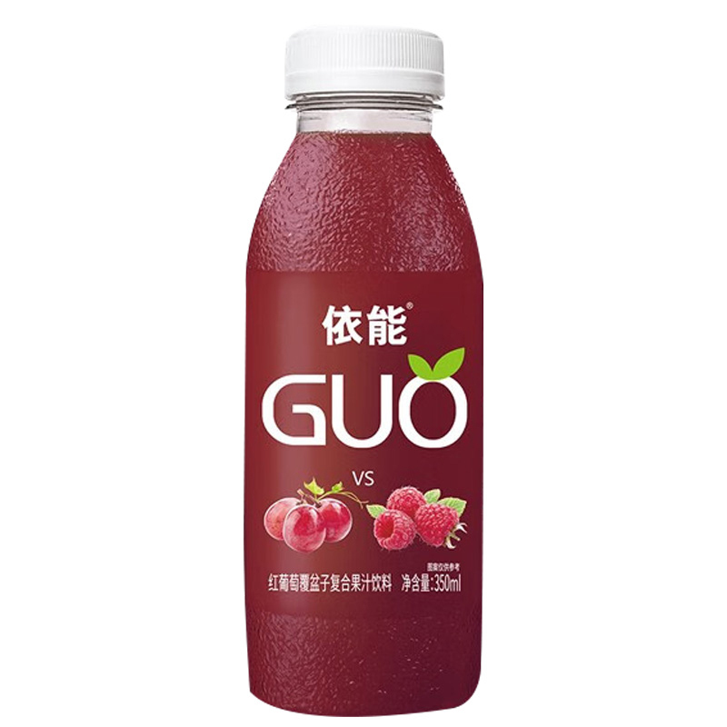 依能山楂果汁礼盒饮料果茶节日饮料礼盒红葡萄覆盆子350ml*15瓶
