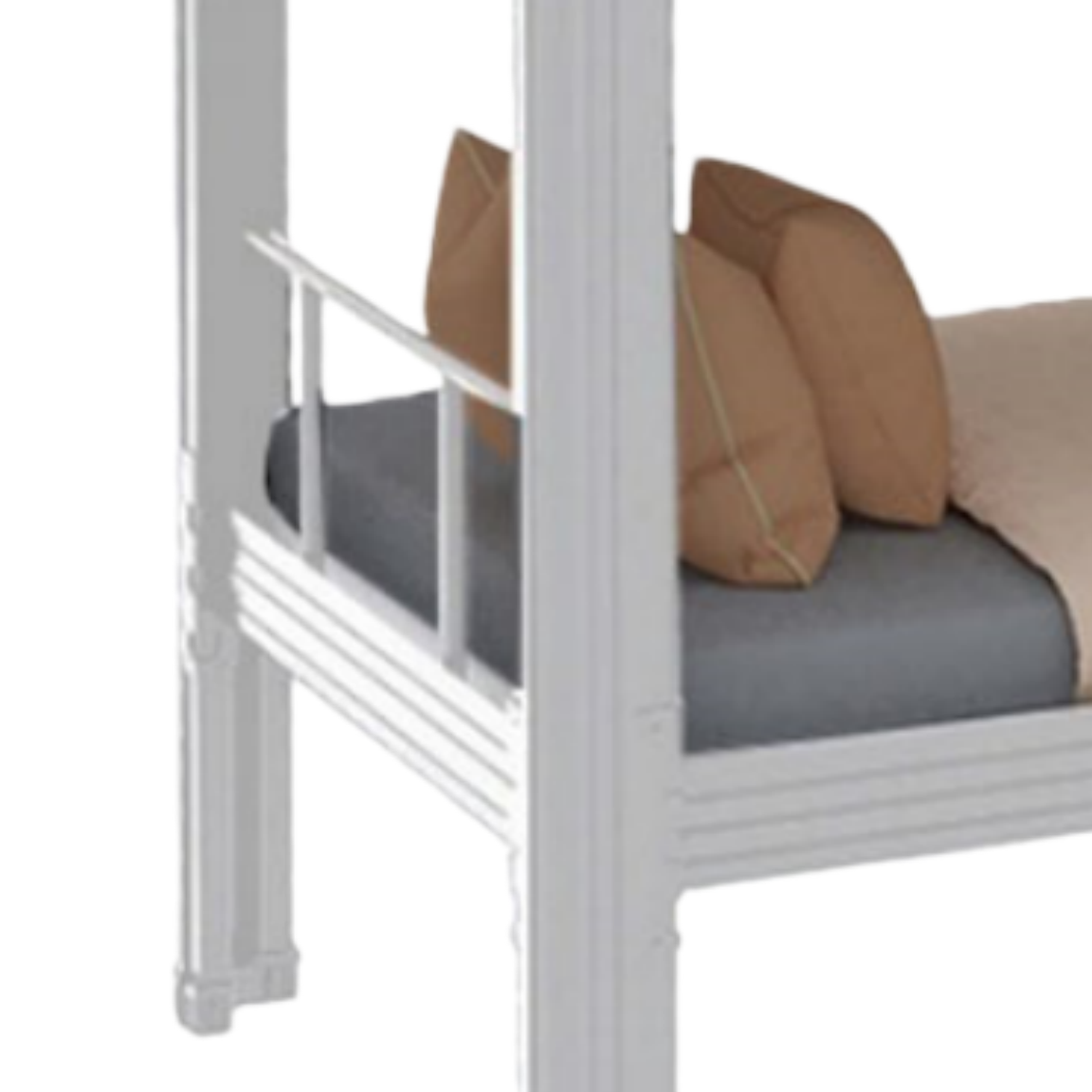 亿洛莱 高低床2000*1500*1800mm 床加床板张高清大图