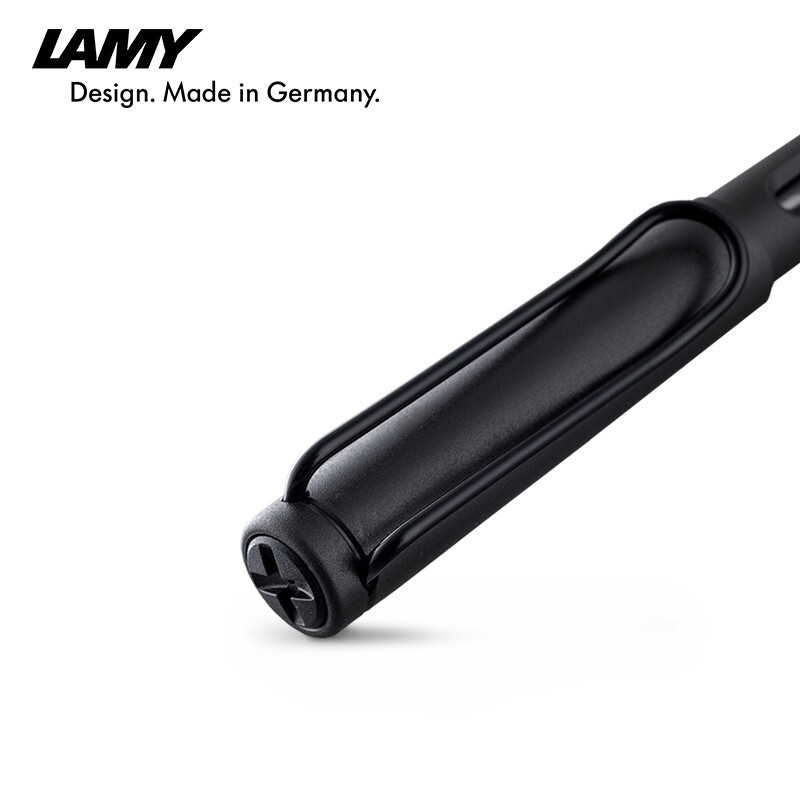 凌美(LAMY)钢笔礼盒狩猎系列墨水笔签字笔书写练字正姿钢笔企业团购定制磨砂黑色17-0.7mm