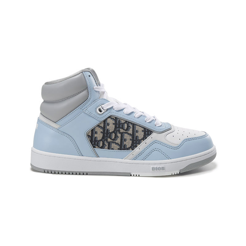 迪奥dior男士牛皮革b27高帮系带休闲运动鞋板鞋3sh133zir