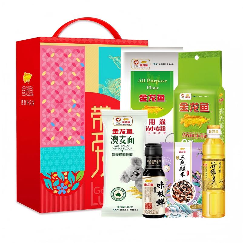 金龙鱼 大礼包-A 1850g+550ml高清大图