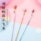 仿真小飞虫逗猫棒手工斗猫铃铛小羽毛钢丝软杆逗猫玩具啃咬可替换 逗猫棒[1根]+10个替换头
