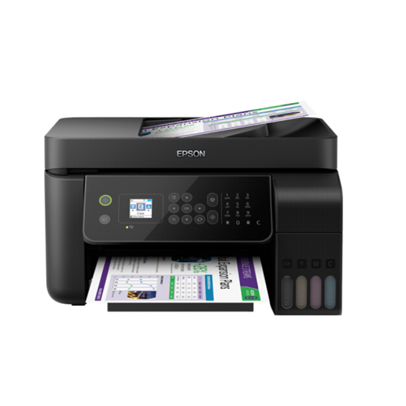 爱普生(EPSON) 墨仓式 L5198 彩色喷墨传真一体机(打印 复印 扫描 传真 WIFI)