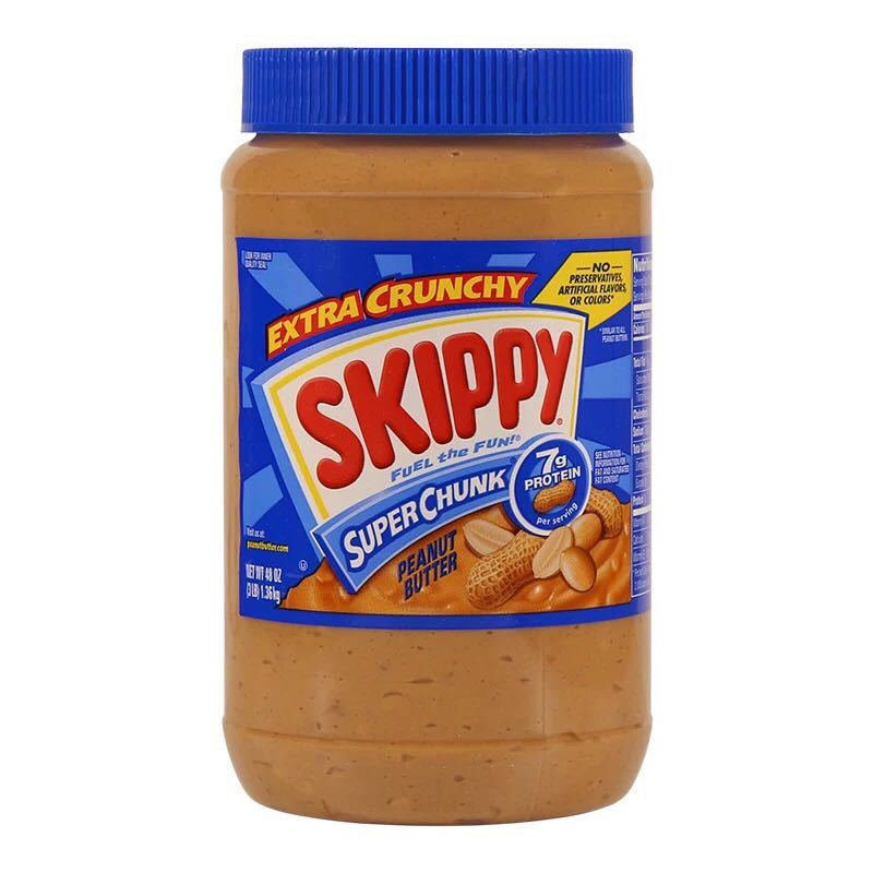 美国原装进口skippy四季宝花生酱1360g蘸早餐面包火锅调味品调味酱