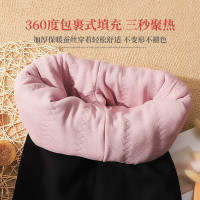 浪莎羊毛打底裤女加绒加厚棉裤冬季可外穿高弹修身显瘦踩脚保暖裤 绵羊毛 [100%绵羊毛]紫色-均码(建议80-120斤)