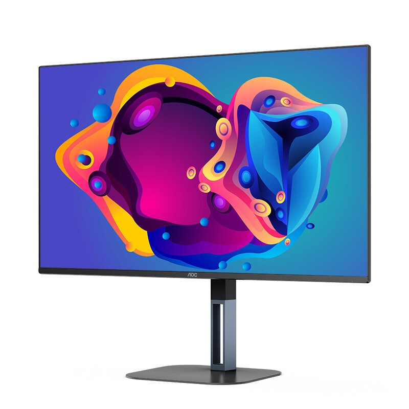aoc显示器27v5显示器ips75hz27英寸护眼窄边框广视角液晶电脑显示器