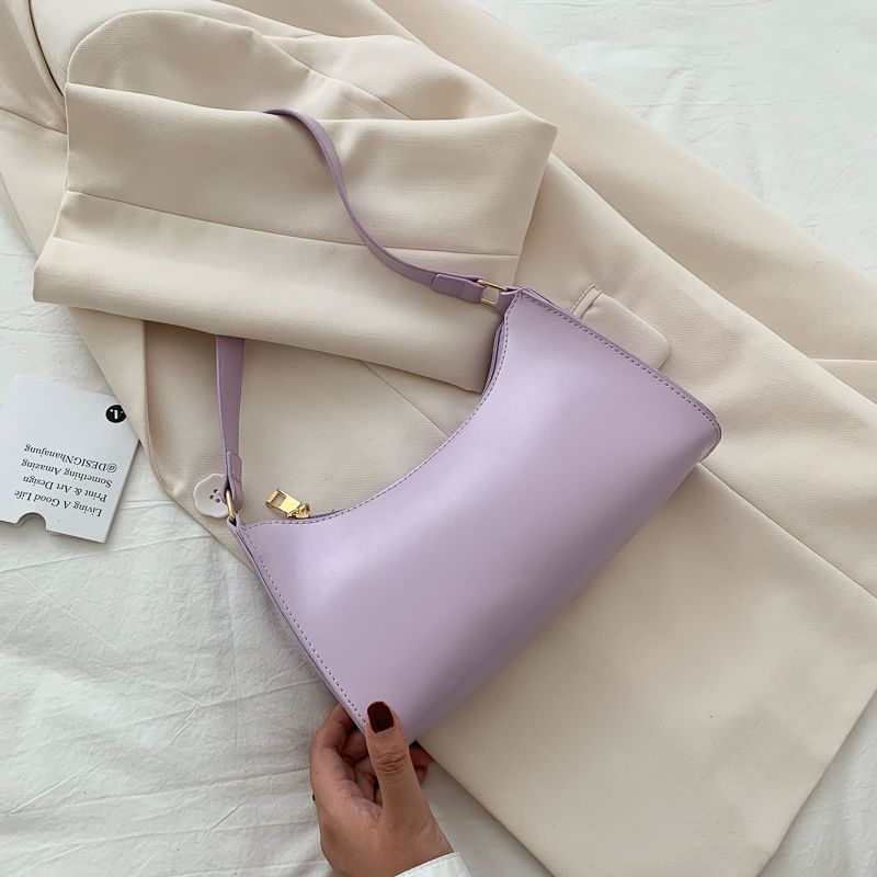 派尼美特法棍包包2020新款潮网红腋下包奶茶色单肩包洋气时尚简约女包