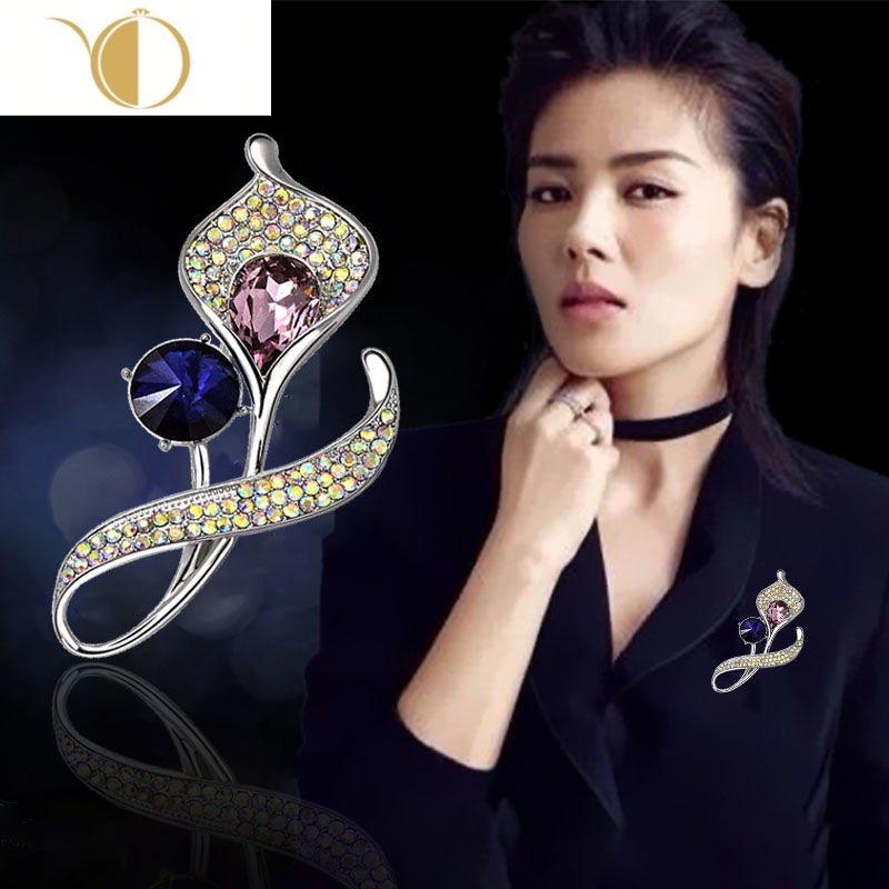 chunmi明星同款刘涛胸针女可爱气质别针固定衣服百搭大衣毛呢胸花