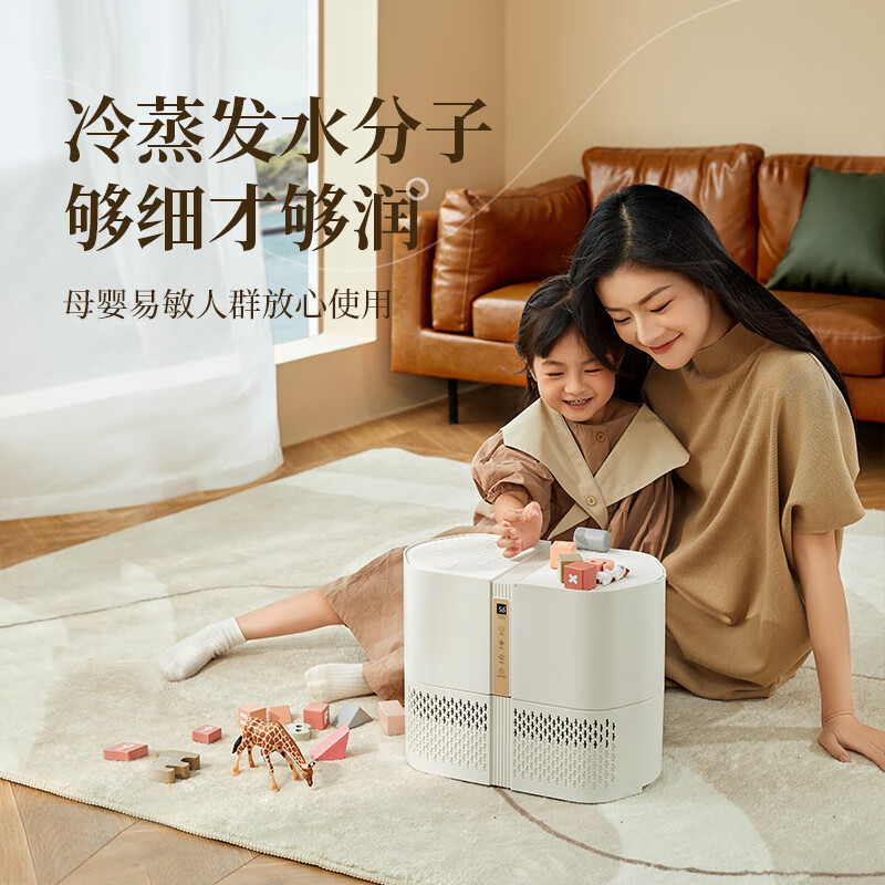 大宇(DAEWOO)加湿器无雾纯净型空气净化加湿器 PH01