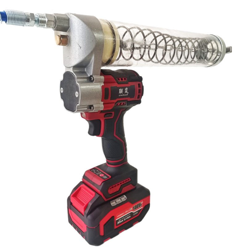 联岚充电式无刷高压锂电黄油枪打油注油枪/套高清大图