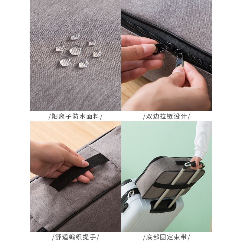 家柏饰(CORATED)收纳包护照卡包家用多功能大容量多层家庭文件箱证收纳盒JH高清大图