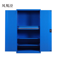 凤凰泾工具柜加厚铁皮储物柜工厂车间用带抽屉汽修多功能收纳柜通门内一抽柜蓝色