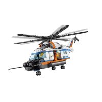 乐高(LEGO)城市系列 重型救援直升机 60166 6-12岁 积木玩具塑料 415颗粒