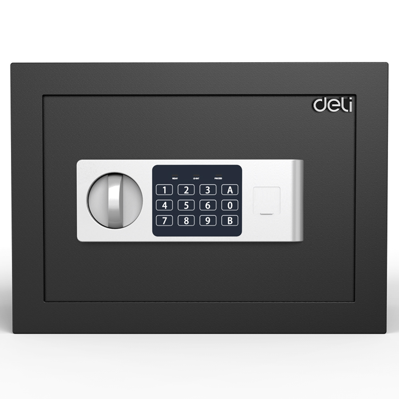 得力(deli) 92620电子密码保管箱H250(黑色)(台)高清大图