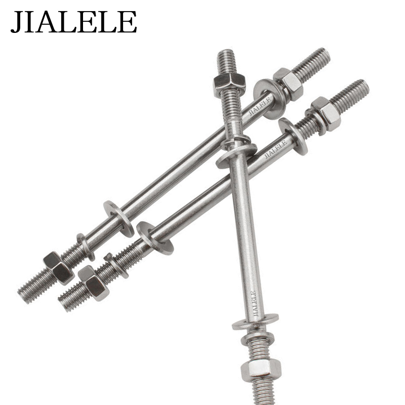 JIALELE 双头穿钉带帽组合件 M16*300mm 套高清大图