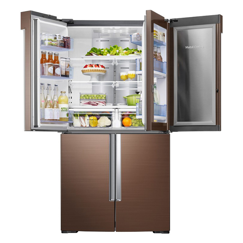 原装进口三星samsungrf65m9351dpsc654升风冷变频十字对开门家用冰箱