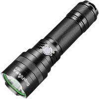 SupFire神火L6-S强光手电筒中置双重开关26650充电电池 USB直充CREE LED户外骑行远射防水抗摔