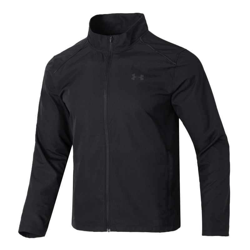 安德玛UA男子新款外套透气速干跑步运动防风夹克1376797-001 ZP