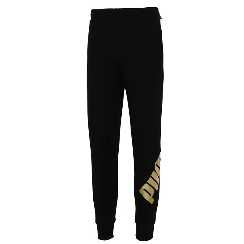 彪马(PUMA)男裤新款束脚运动裤内里加绒长裤针织卫裤抽绳长裤855577-57 ZP高清大图