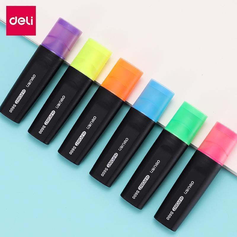 得力s600荧光笔20支视频