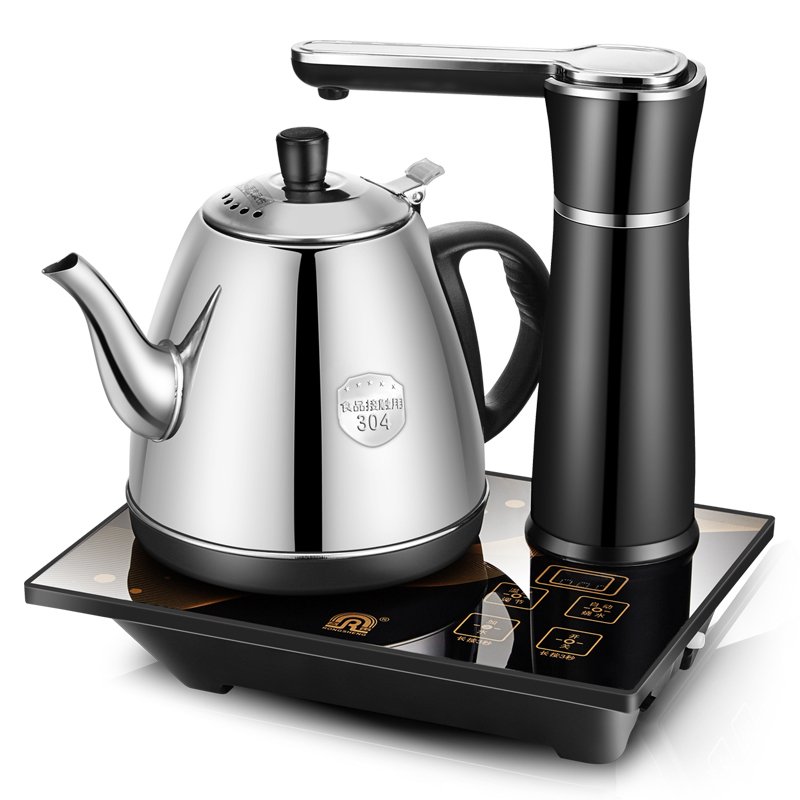 自动上水壶电热水壶家用泡茶具器抽水式电自吸式电茶炉x4黑色