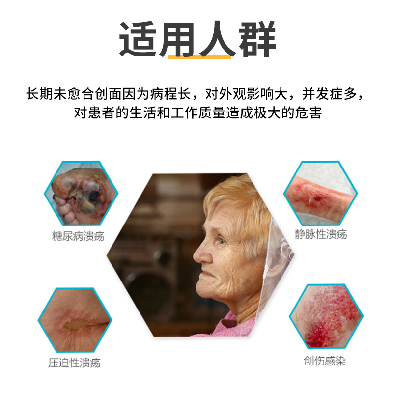 康乐保拜尔坦泡沫敷料3420有黏胶压疮褥疮贴吸渗液老人伤口减压贴 1片