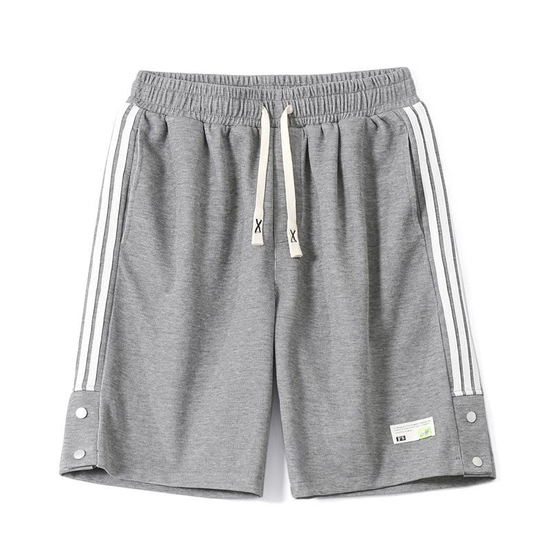 真维斯夏季港风ins排扣短裤外穿夏季宽松日系潮流休闲运动五分裤图片