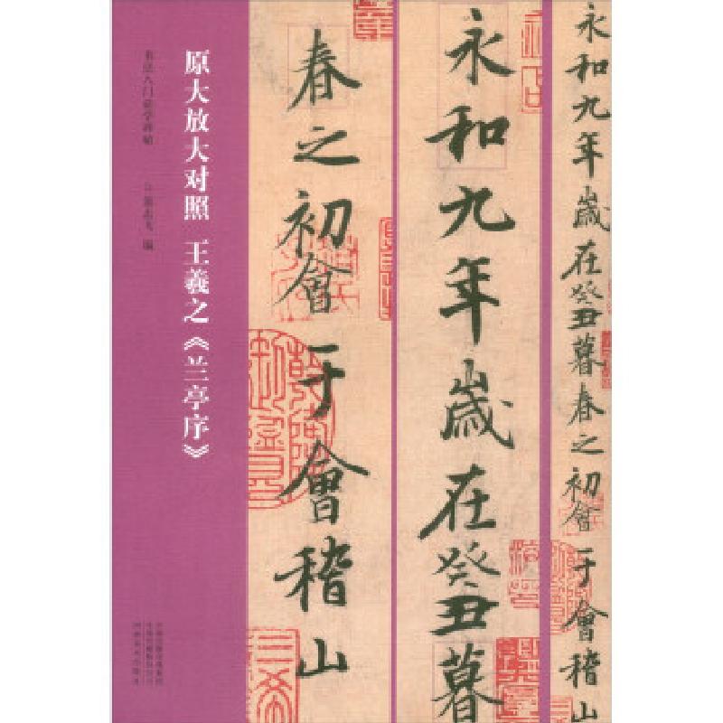 正版新书】书法入门必学碑帖——原大放大对照翁志飞978754015452