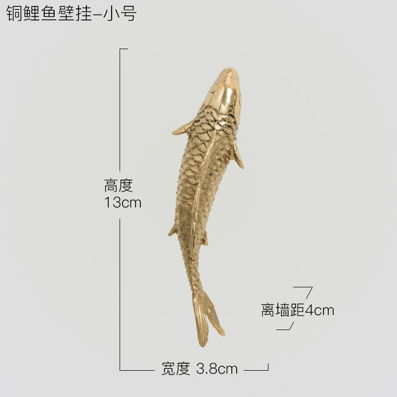 美式轻奢客厅玄关走廊过道背景墙面装饰珊瑚鲤鱼墙饰墙壁挂件 三维工匠 珊瑚树壁挂-中号_16