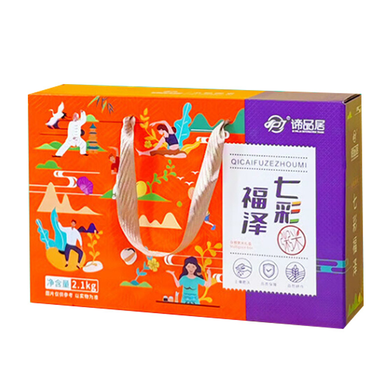 谛品居粥米礼盒2100g营养丰富果粒饱满七彩福泽杂粮