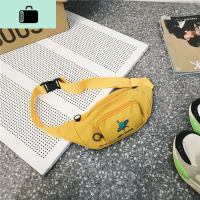 街头潮流腰包男士运动斜挎包潮牌韩版小背包情侣嘻哈胸包女单肩包NEWLAKE 黄色