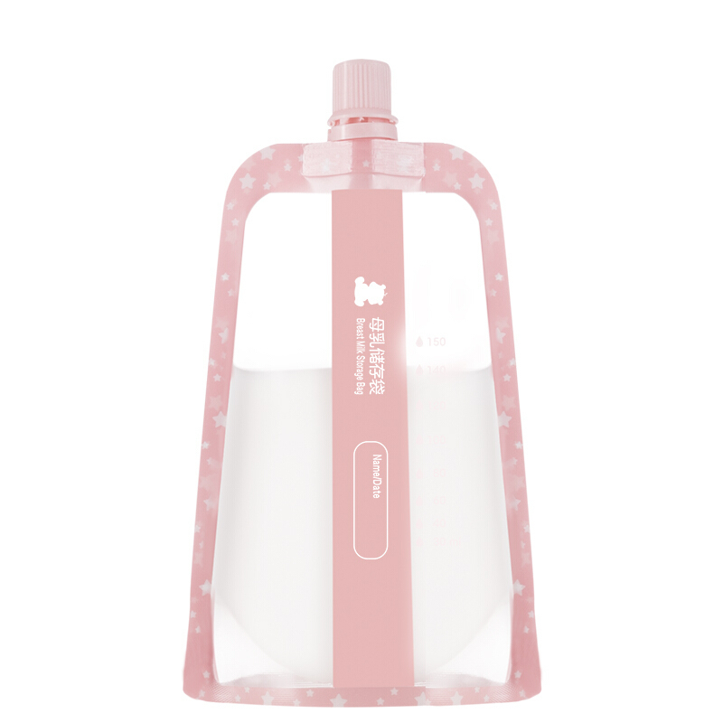 小白熊母乳储存袋/瓶多功能储奶袋/瓶果汁保鲜袋母乳保鲜袋150ml 30pcs09778
