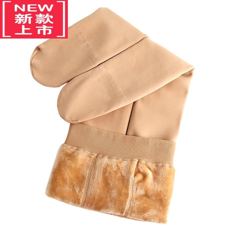 可莉允秋冬季儿童打底裤加绒加厚舞蹈袜女童加绒裤宝宝保暖裤肉色连裤袜图片