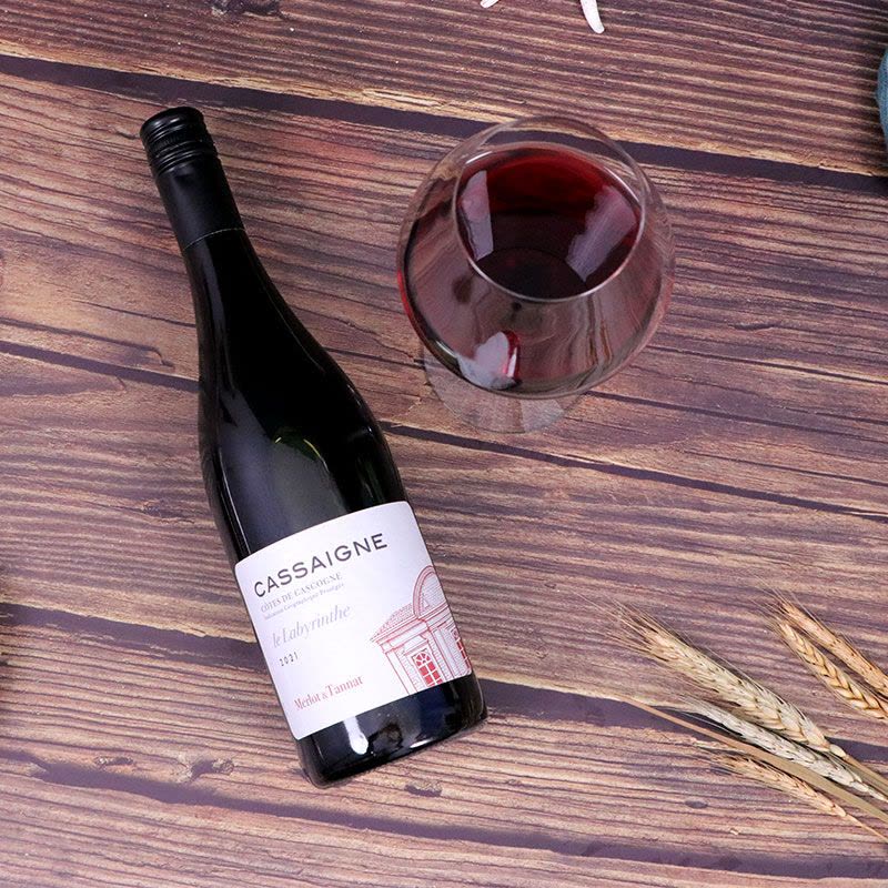 法国西南明星普莱蒙特联盟原瓶原装进口Cassaigne达颜卡萨妮庄园佳酿红葡萄酒750ml图片