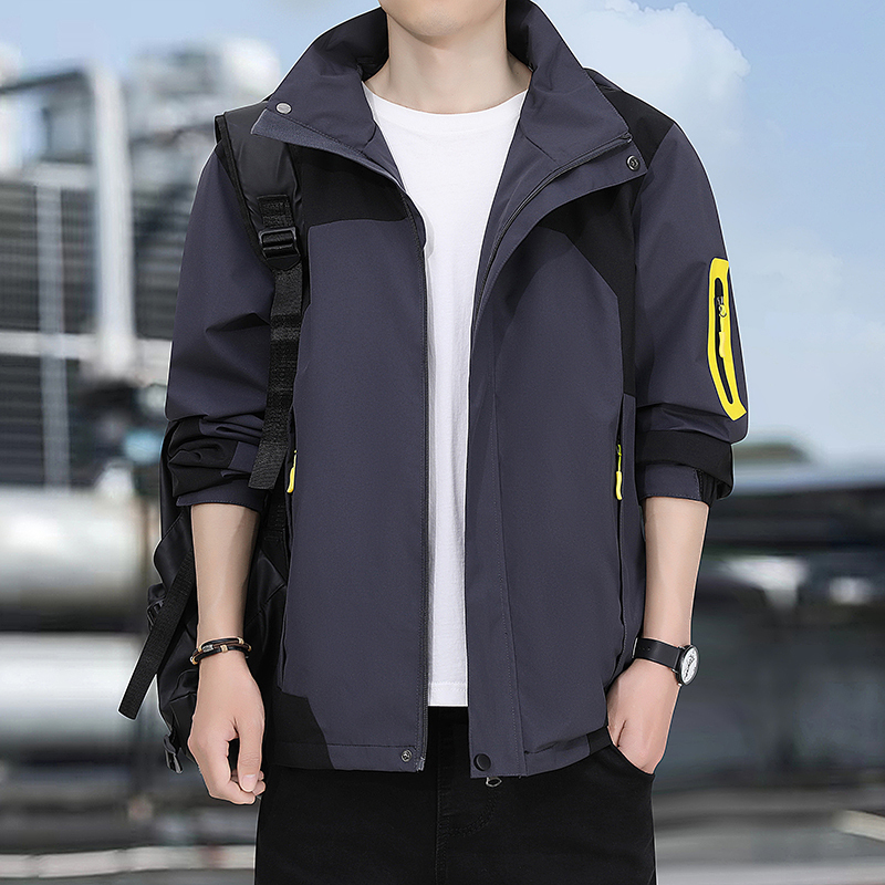 伊夫狼爪(YIFULANGZHUA)2023户外三合一冲锋衣秋冬户外情侣登山服男女同款外套夹克