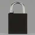 明壹行 MYX-GS04 不锈钢 通开 40mm 挂锁(计价单位：个) 黑色