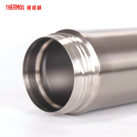 膳魔師(THERMOS)不锈钢保温杯TCMA-400 SBK 不锈钢色 400ML 时尚轻便 /304不锈钢
