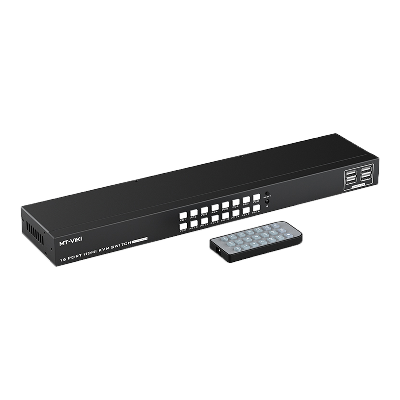 迈拓维矩 MT-1601HK-C 高清kvm切换器16进1出hdmi多电脑共享usb键盘鼠标显示器切屏器4k高清大图