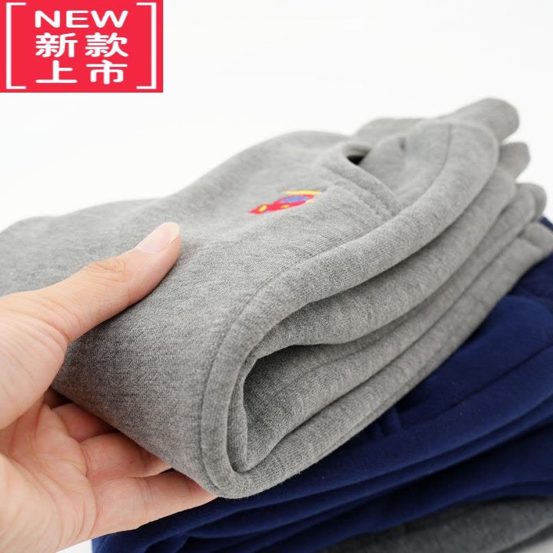 可莉允清 外穿棉裤 儿童夹棉棉裤 男童女童保暖长裤 冬季校裤 冬装保暖裤图片