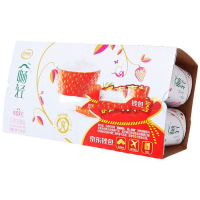 伊利单草莓果粒杯酸100g*8