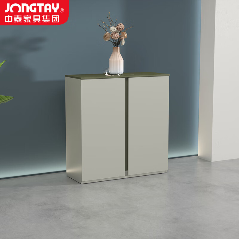 中泰(jongtay)办公文件柜矮柜储物柜组合资料柜长条柜木质落地柜打印机柜 J-OKE-CA10高清大图