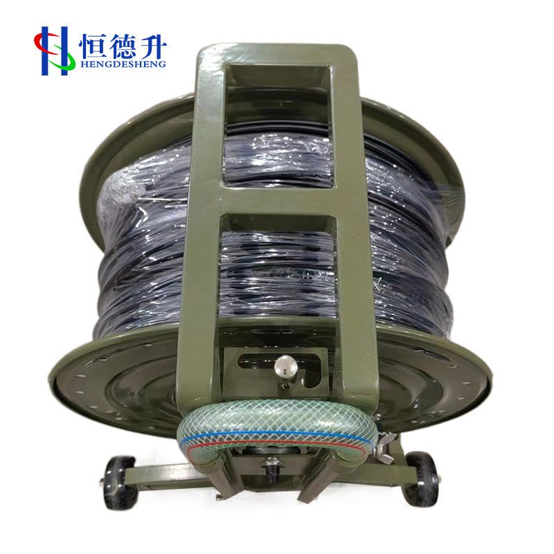 恒德升 铠装光缆HDS-A497S-FC-2KM 户外通信基站应急抢修放缆车缆线单模双芯 FC头转FC头 2000米图片