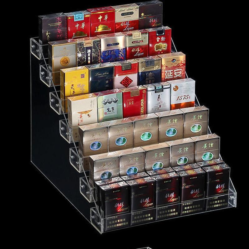 亚克力烟架摆烟架香烟展示架子超市便利店多功能组合摆放架 普通款 两