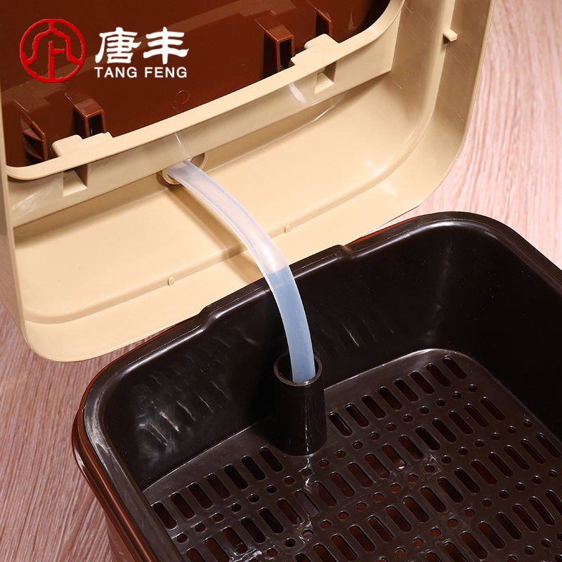 家柏饰(CORATED)茶具茶水桶茶盘排水桶茶桶茶渣桶废水桶茶叶桶家用茶道配件Z高清大图