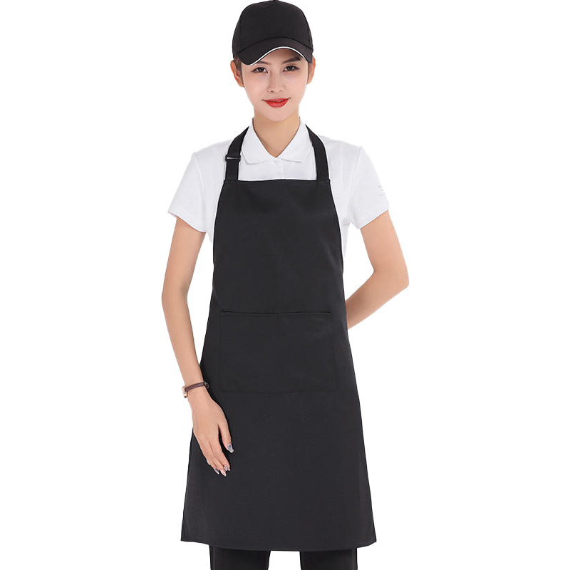 天鸣 工装呢防水耐污纯色挂脖围裙 178款 件高清大图