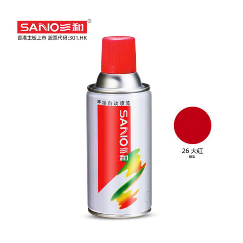 三和(SANO) 手摇自动喷漆 汽车划痕修补漆 卡钳轮毂改色漆 350ML 白色